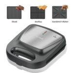 Akane 3-in-1 Sandwich & Toaster Maker – 1400W - Image 2