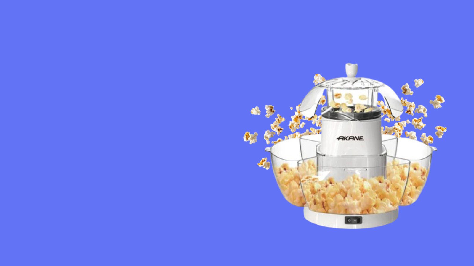 Akane Popcorn Machine lce Cream Maker