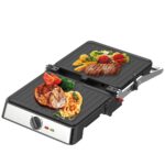 Electric Steak Machine 2200W | Double-Sided Non-Stick Grill 90°/180° Opening with Temperature Control & Oil Drain Pan - Image 2