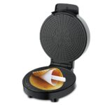 Waffle Cone Maker 1000W | Non-Stick Round Plates with Temperature Control - Image 2