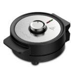 Waffle Cone Maker 1000W | Non-Stick Round Plates with Temperature Control - Image 3