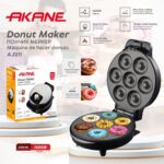 Donut Maker 1000W | 7-Donut Non-Stick Double-Sided Heating