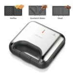 3-in-1 Sandwich Maker 800W | Interchangeable Non-Stick Plates - Image 5