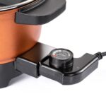 2-in-1 Electric Hot Pot 650W with Steaming Rack - Image 6