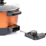 2-in-1 Electric Hot Pot 650W with Steaming Rack - Image 4