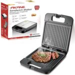 Electric Contact Grill & Sandwich Maker with Non-Stick Plates