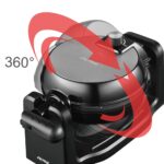 Rotating Belgian Waffle Maker with Non-Stick Stone Coating | 1200W | 360° Flip - Image 6