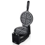 Rotating Belgian Waffle Maker with Non-Stick Stone Coating | 1200W | 360° Flip - Image 5