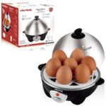 Egg Boiler 360W | 7 Eggs, Stainless Steel Lid, Auto Shut-Off & Overheat Protection