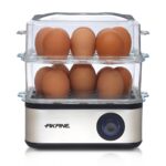 2-Layer Electric Egg Boiler & Steamer with Overheat Protection - Image 2