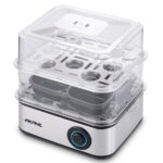2-Layer Electric Egg Boiler & Steamer with Overheat Protection - Image 4