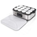 Digital Yogurt Maker 25W | 12 Glass Jars 180ml, LED Display, Timer & Temp Control - Image 2