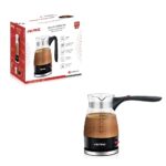 Electric Coffee Pot 600W | 500ml Borosilicate Glass, LED Lamp, Drip-Free Spout
