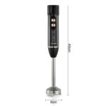 Hand Blender 800W | 4-Blade | Removable Shaft | Anti-Splash Design | Fast Start | Crush Ice - Image 2