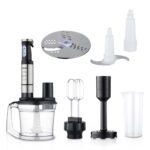 5-in-1 Hand Blender Set – Immersion Blender with 1.5L Chopper, 600ml Measuring Cup, Egg Beaters & Masher Attachment - Image 6