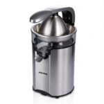 Electric Citrus Juicer – Compact Stainless Steel Orange Squeezer with Pressing Handle, Anti-Drip Spout & 300ml Capacity