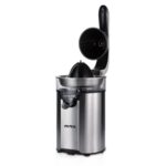 Electric Citrus Juicer – Compact Stainless Steel Orange Squeezer with Pressing Handle, Anti-Drip Spout & 300ml Capacity - Image 2
