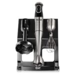 Hand Blender Set – 4-Blade Immersion Blender with 500ml Chopper, 700ml Measuring Cup, Stainless Steel Whisk & Countertop Storage Stand - Image 3