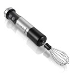 5-in-1 Blender Set – 4-Blade Immersion Blender with 500ml Chopper, 700ml Measuring Cup, Stainless Steel Whisk & Masher Attachment - Image 2