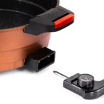 Electric Hot Pot 1350W | 30cm | 6.0L Large Capacity | Non-Stick | With Steaming Rack - Image 11