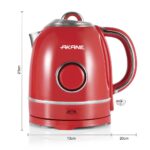 Electric Kettle 1.5L 1355W | Stainless Steel, Auto Shut-Off, 360° Base - Image 6