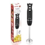 Hand Blender 1600W | 4-Blade Stainless Steel | Detachable Shaft | Fast Start | Crush Ice
