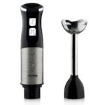 Hand Blender 1000W Max Power | 2-Speed | 4 Stainless Steel Blades | Detachable Shaft