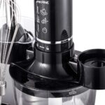 4-in-1 Hand Blender Set – 5-Speed Dial, 4-Blade Immersion Blender with 500ml Chopper, 700ml Measuring Cup, Whisk & Countertop Stand - Image 3
