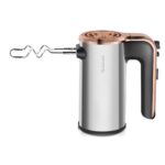 Hand Mixer – 5-Speed + Turbo, Rose Gold Premium Design, 2 Beaters & 2 Dough Hooks, Big Power Performance for Baking & Whipping - Image 6