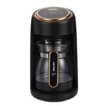 Digital Turkish Coffee Maker 600W | 300ml Glass Pot, Temperature Display, Multi-Use