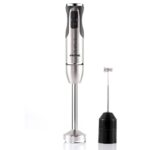 Blender Set – 4-Blade Immersion Blender with Two-Switch Fast Start, 500ml Chopper, 600ml Measuring Cup, Whisk & Milk Frother - Image 4