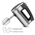 Hand Mixer – 5-Speed + Turbo, 27,000 RPM Smooth Operation, 2 Beaters & 2 Dough Hooks, Stainless Steel Body, Baking & Dough Ready - Image 7
